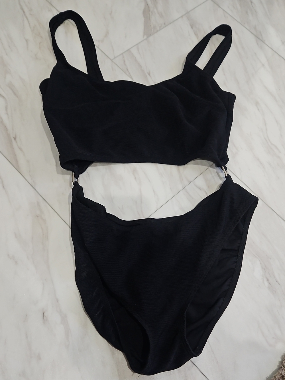 Black One Piece Swim Suit